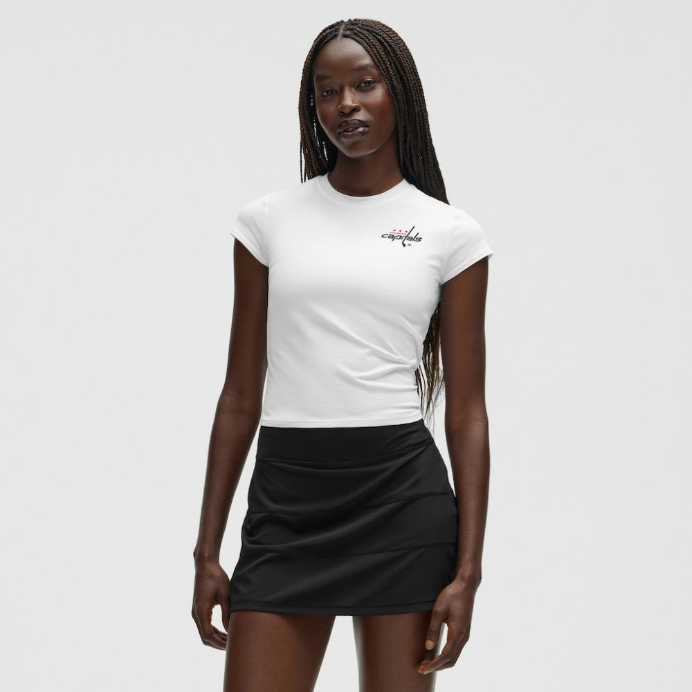 NHL White|White Washington Capitals lululemon Women's Baby T-Shirt