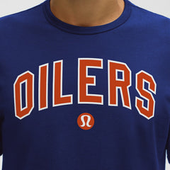 NHL Larkspur|Larkspur Edmonton Oilers lululemon Organic Cotton Classic-Fit T-Shirt
