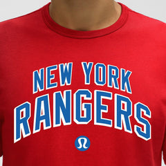 NHL True Red|True Red New York Rangers lululemon Organic Cotton Classic-Fit T-Shirt