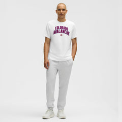NHL White|White Colorado Avalanche lululemon Organic Cotton Classic-Fit T-Shirt