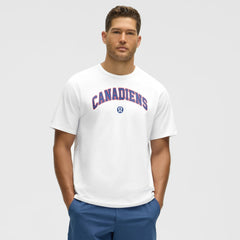 NHL White|White Montreal Canadiens lululemon Organic Cotton Classic-Fit T-Shirt