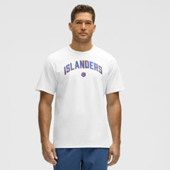 NHL White|White New York Islanders lululemon Organic Cotton Classic-Fit T-Shirt