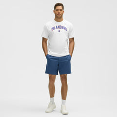 NHL White|White New York Islanders lululemon Organic Cotton Classic-Fit T-Shirt