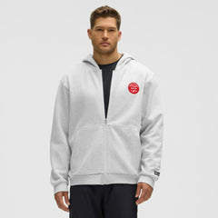 NHL Heathered Core Ultra Light Grey|Heathered Core Ultra Light Grey New Jersey Devils lululemon Steady State Full-Zip Hoodie