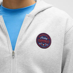 NHL Heathered Core Ultra Light Grey|Heathered Core Ultra Light Grey Washington Capitals lululemon Steady State Full-Zip Hoodie