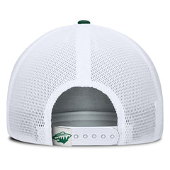 NHL Green/White Minnesota Wild Fanatics Bermuda A-Frame Adjustable Hat