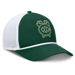 NHL Green/White Chicago Blackhawks Fanatics Bermuda A-Frame Adjustable Hat