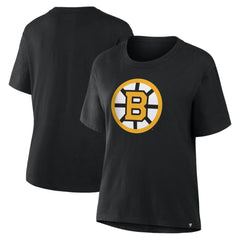 NHL Black Boston Bruins Fanatics Women's Primary Logo Legacy T-Shirt