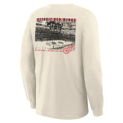 NHL Beige Detroit Red Wings Fanatics Centennial Legacy Long Sleeve T-Shirt