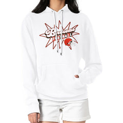 Starter Women's Drive-In Sign Pullover Hoodie - Cleveland Browns