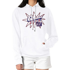 Starter Women's Drive-In Sign Pullover Hoodie - New York Giants