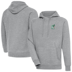 Mexico National Team Antigua Takeover Pullover Hoodie - Heather Gray