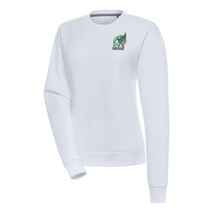Mexico National Team Antigua Women's Takeover Pullover Sweatshirt - White