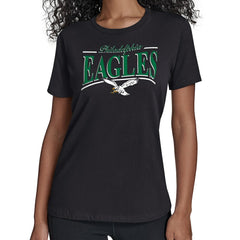 Starter Women's Throwback Arch Stripe T-Shirt - Philadelphia Eagles
