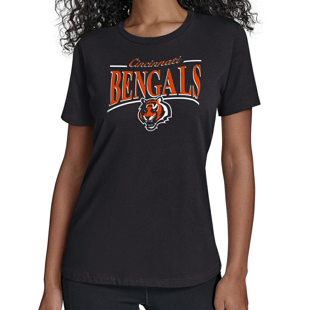 Starter Women's Arch Stripe T-Shirt - Cincinnati Bengals