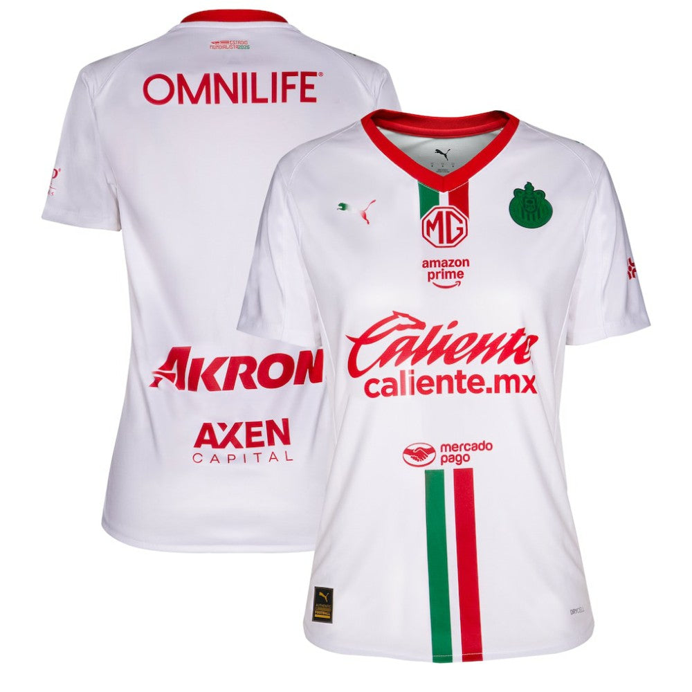 Chivas Women's 2025/26 Away Replica Jersey - Puma White