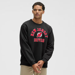 NHL Black|Black New Jersey Devils lululemon Steady State Crew