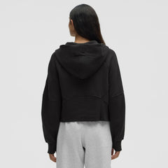 NHL Black|Black Anaheim Ducks lululemon Women's Scuba Oversized Half-Zip Hoodie