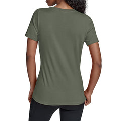 Starter Women's Groovy Script V-Neck T-Shirt - Green Bay Packers