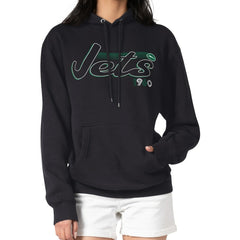 Starter Women's Groovy Script Pullover Hoodie - New York Jets