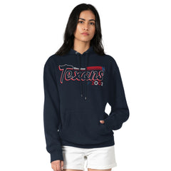 Starter Women's Groovy Script Pullover Hoodie - Houston Texans