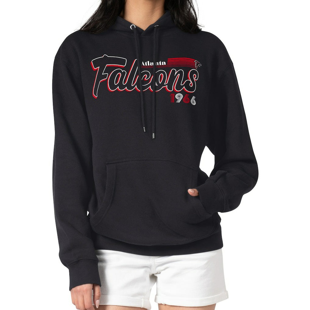 Starter Women's Groovy Script Pullover Hoodie - Atlanta Falcons