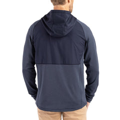Cutter & Buck Peshastin Eco Fleece Recycled Raglan Full-Zip Tri-Blend Hybrid Jacket - Chicago Bears