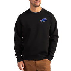 Cutter & Buck Primary Logo Roam Recycled Raglan Pullover Sweatshirt - Buffalo Bills