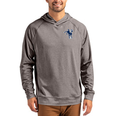 Cutter & Buck Adapt Historic Knit Recycled Raglan Pullover Hoodie - Indianapolis Colts
