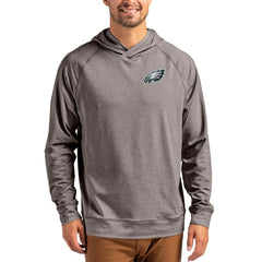 Cutter & Buck Adapt Knit Recycled Raglan Pullover Hoodie - Philadelphia Eagles