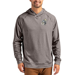 Cutter & Buck Adapt Historic Knit Recycled Raglan Pullover Hoodie - New Orleans Saints