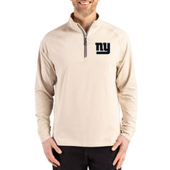 Cutter & Buck Adapt Eco Knit Stretch Recycled Quarter-Zip Pullover - New York Giants