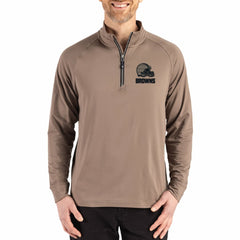 Cutter & Buck Adapt Eco Knit Stretch Recycled Quarter-Zip Pullover - Cleveland Browns