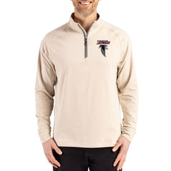 Cutter & Buck Throwback Logo Adapt Eco Knit Stretch Recycled Quarter-Zip Pullover - Atlanta Falcons