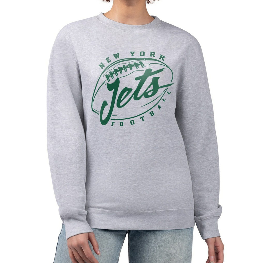 G-III 4Her by Carl Banks Women's Football Fleece Pullover Sweatshirt - New York Jets