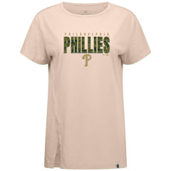 MLB Philadelphia Phillies Levelwear Women's Influx Protect W T-Shirt