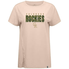 MLB Colorado Rockies Levelwear Women's Influx Protect W T-Shirt