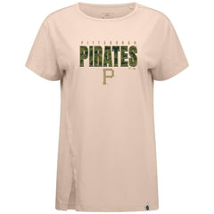 MLB Pittsburgh Pirates Levelwear Women's Influx Protect W T-Shirt
