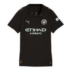 Manchester City Women's 2025/26 Away Replica Custom Jersey - Puma Black