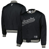 Juventus Collegiate Sateen Full-Snap Jacket - Fanatics Black