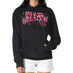Starter Women's Fireworks Fleece Pullover Hoodie - Arizona Cardinals