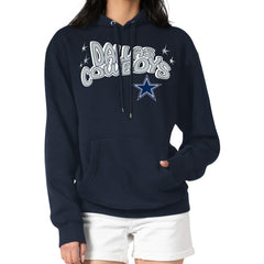 Starter Women's Fireworks Fleece Pullover Hoodie - Dallas Cowboys