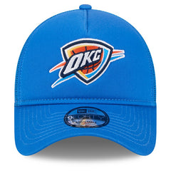 NBA Oklahoma City Thunder Core Logo Foam Front A-Frame 9FORTY Adjustable Trucker Hat