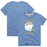 Homage Youth Charger Power Tri-Blend T-Shirt - Los Angeles Chargers
