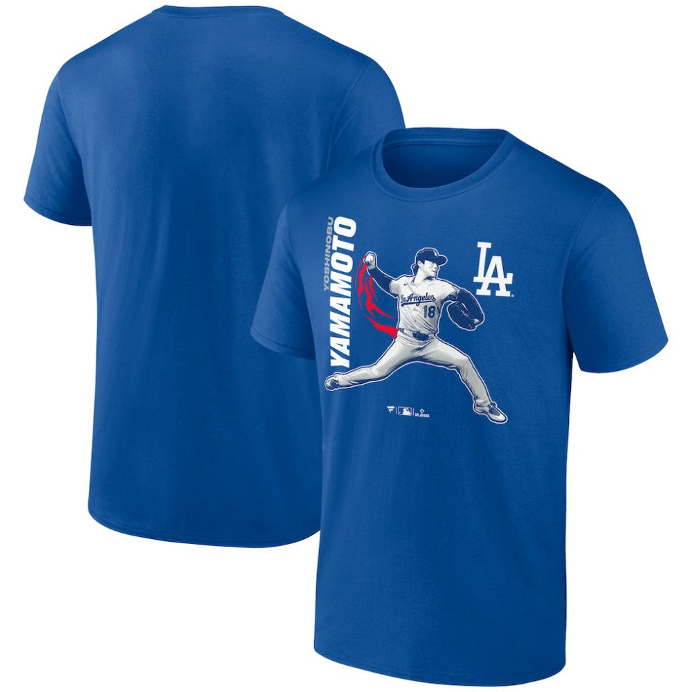 MLB Yoshinobu Yamamoto Los Angeles Dodgers Player Graphic T-Shirt
