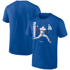 MLB Yoshinobu Yamamoto Los Angeles Dodgers Player Graphic T-Shirt