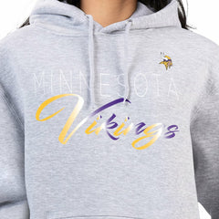 G-III 4Her by Carl Banks Women's Shadow Logo Fleece Pullover Hoodie - Minnesota Vikings