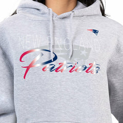 G-III 4Her by Carl Banks Women's Shadow Logo Fleece Pullover Hoodie - New England Patriots
