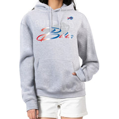 G-III 4Her by Carl Banks Women's Shadow Logo Fleece Pullover Hoodie - Buffalo Bills