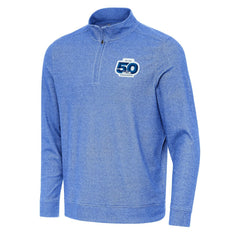 Antigua 50th Season Subtle Quarter-Zip Pullover - Seattle Seahawks